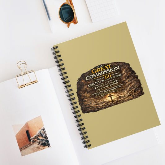 The Great Commission Cross Spiral Notebook