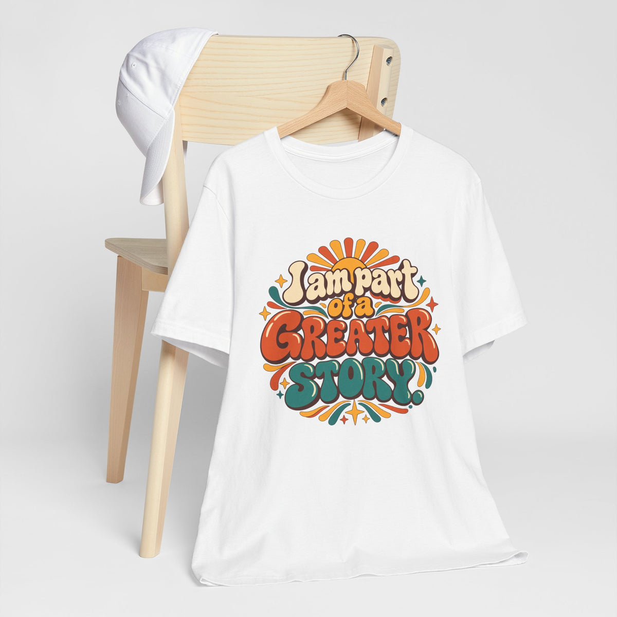 I am Part of a Greater Story T-Shirt — Retro Inspirational Graphic Tee