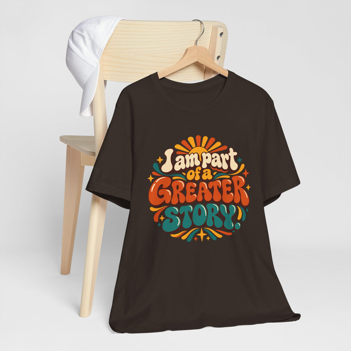 I am Part of a Greater Story T-Shirt — Retro Inspirational Graphic Tee